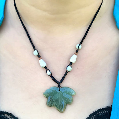 Handmade Maple Leaf Necklace  a Maple Leaf Pendant for Women, Ideal for Birthday Gift or Christmas Gift