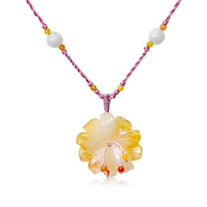 Anemone Yellow a Necklace for Mom Beaded Sea Anemone for Mother’s Day Gift Full of Meaning