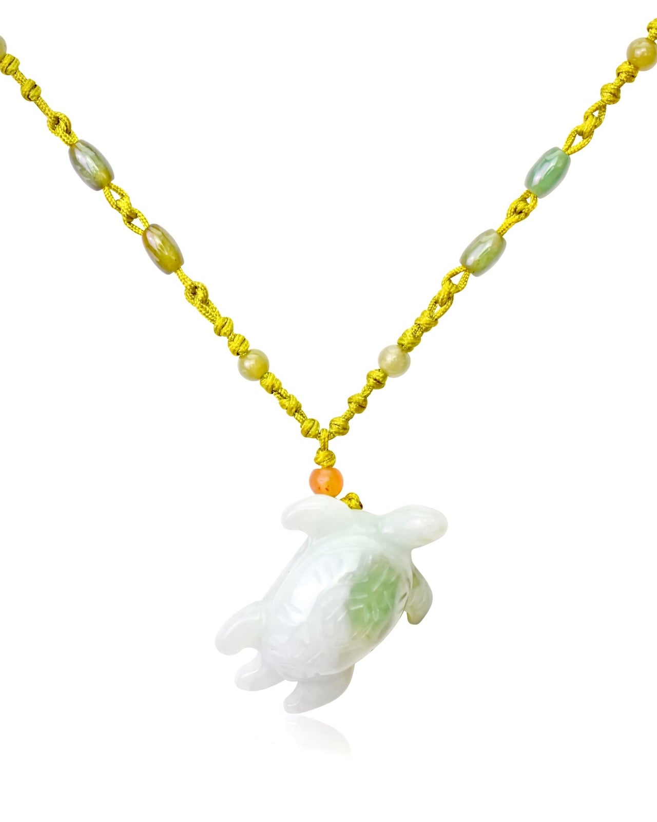 Handmade Jade Turtle Necklace Pendant Turtle for Women, Birthday Gift for Friends or Loved Ones