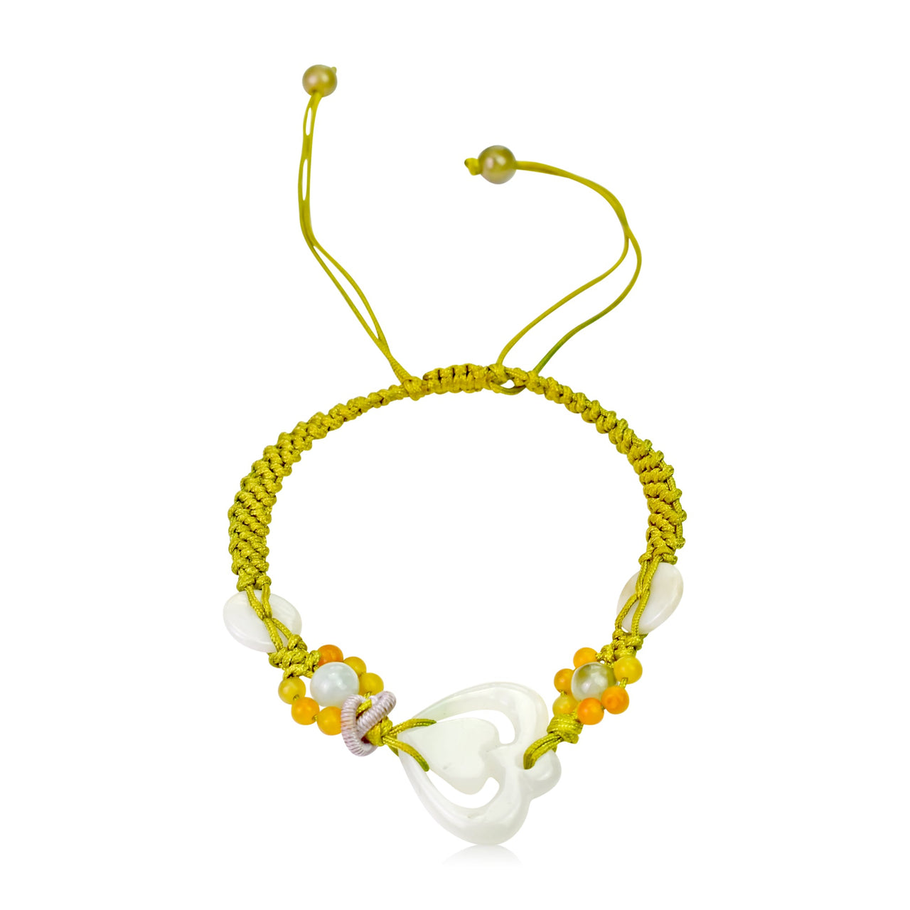 Handmade heart charm bracelet beautiful gift for friends and women 