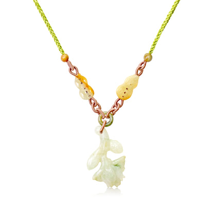 Handmade protea flower floral necklace charm for women seeking harmony, protection, and emotional grounding for birthday gift