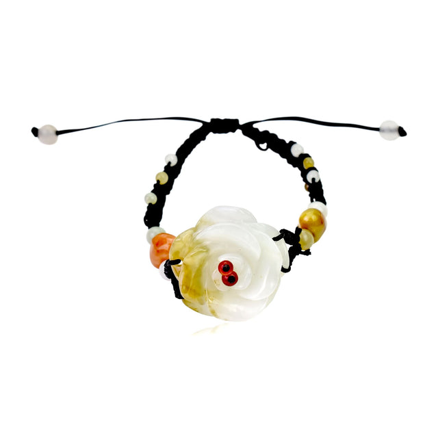 Handmade rose bracelet a heartfelt anniversary or engagement gift