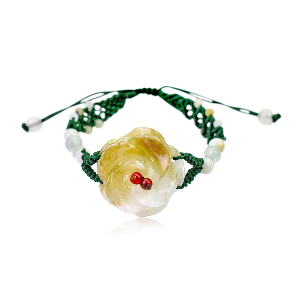 Handmade rose flower bracelet for women’s birthday gift