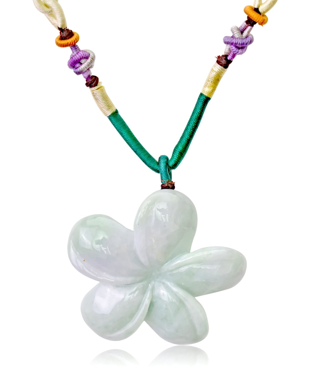Hawaiian floral necklace with plumeria flower necklace for women a uplifting gift idea for Valentine’s Day or anniversaries