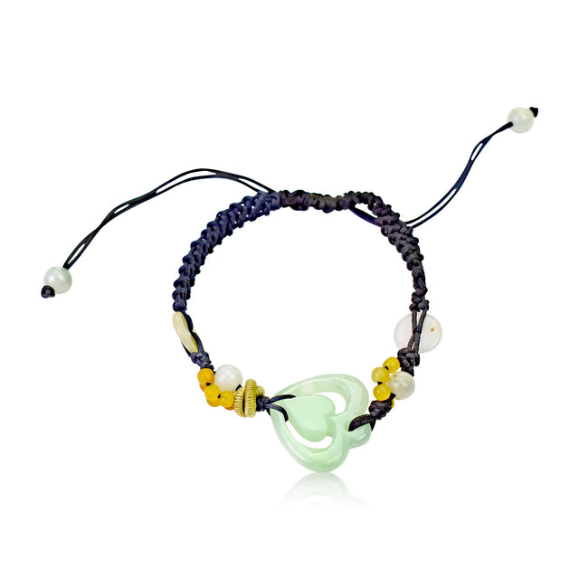 Heart charm bracelet a joyful surprise for the holidays or birthdays