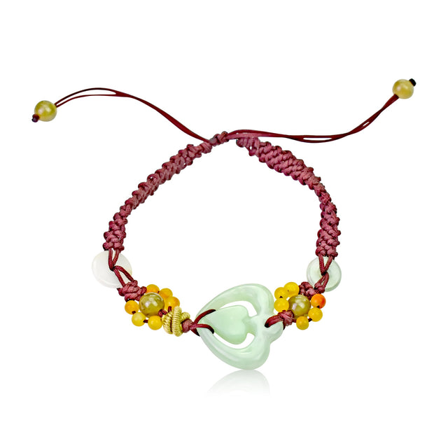 Heart charm bracelet a lovely gift for friends on special occasions