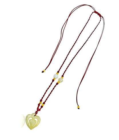 Heart pendant for friends an elegant jade jewelry gift crafted to protect and uplift