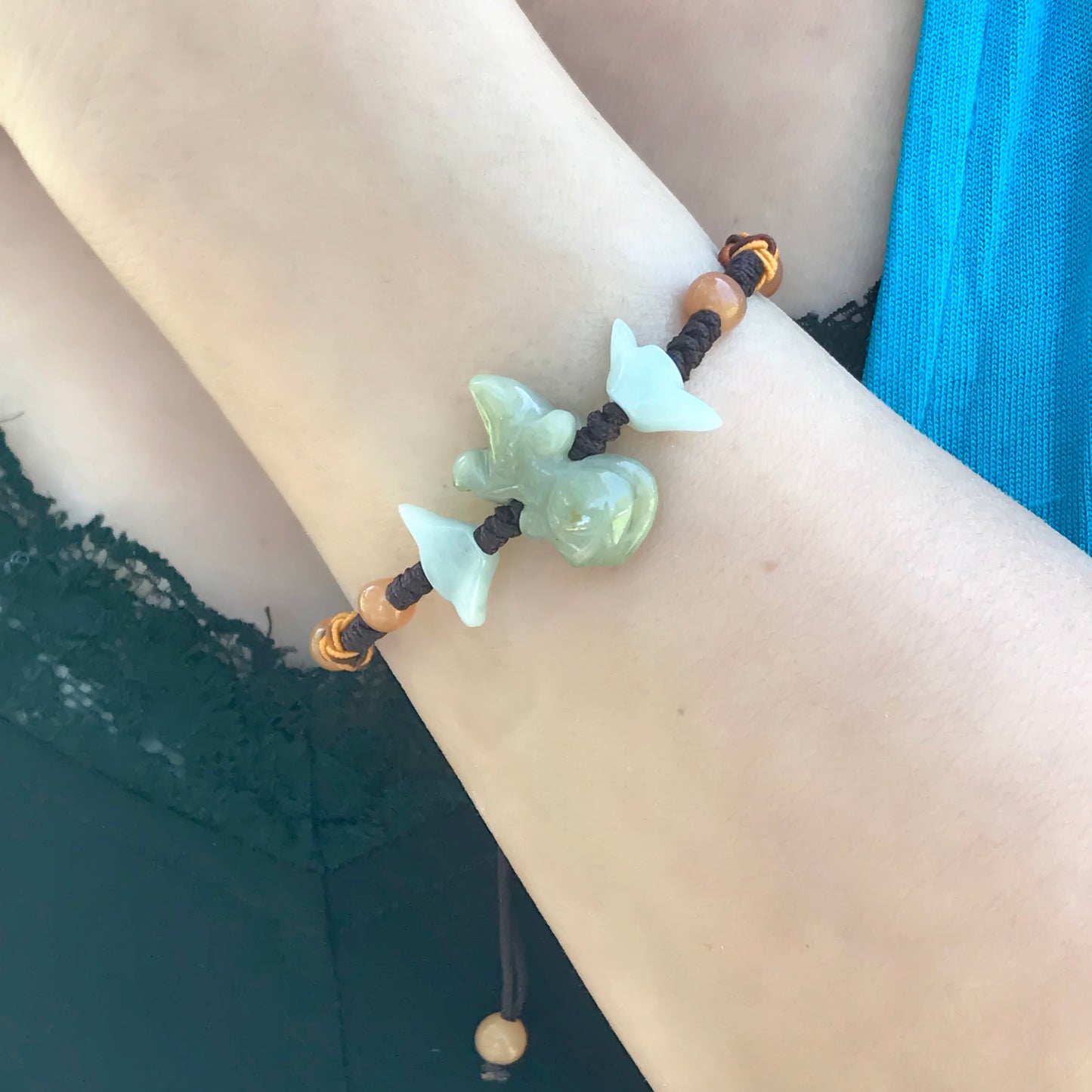 A Unique Gift: Rat Chinese Zodiac Handmade Jade Bracelet
