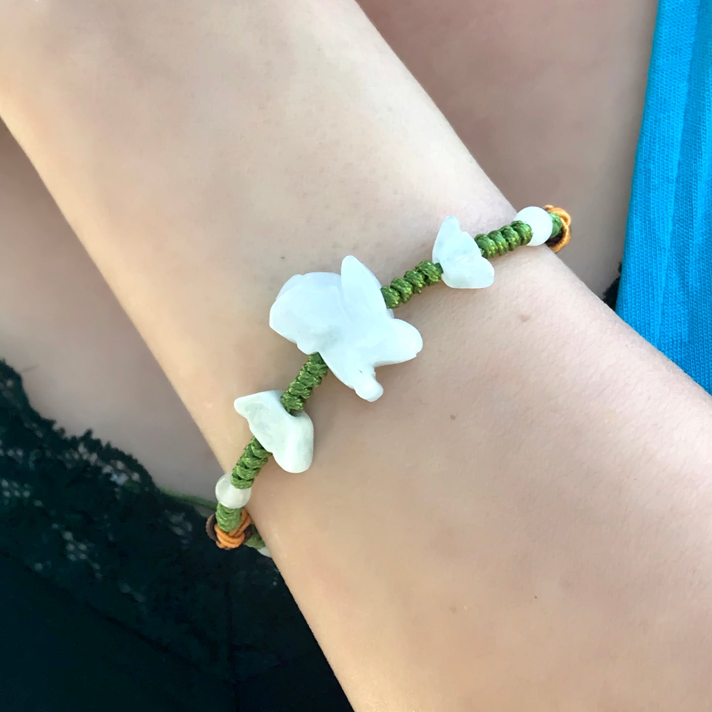 A Unique Gift: Rabbit Chinese Zodiac Handmade Jade Bracelet
