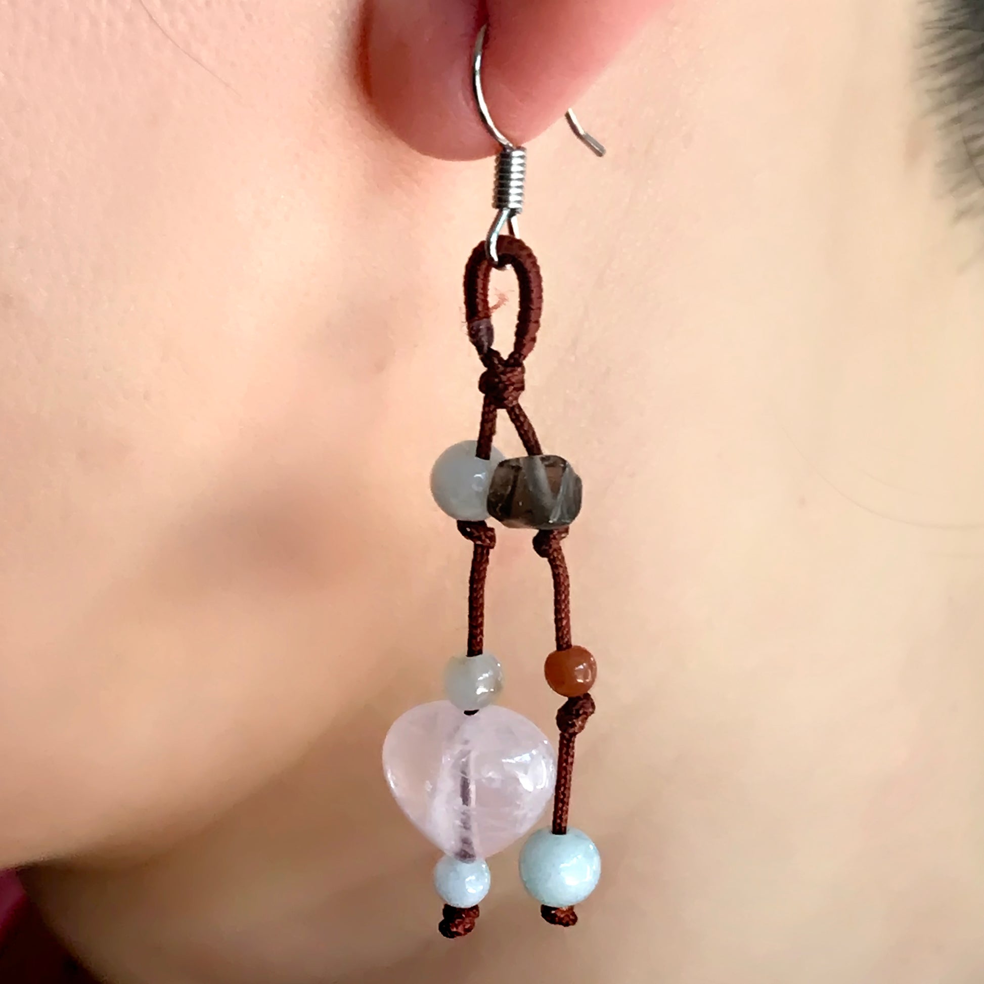 Add a Touch of Glamour with Rose Quartz Gemstone Earrings