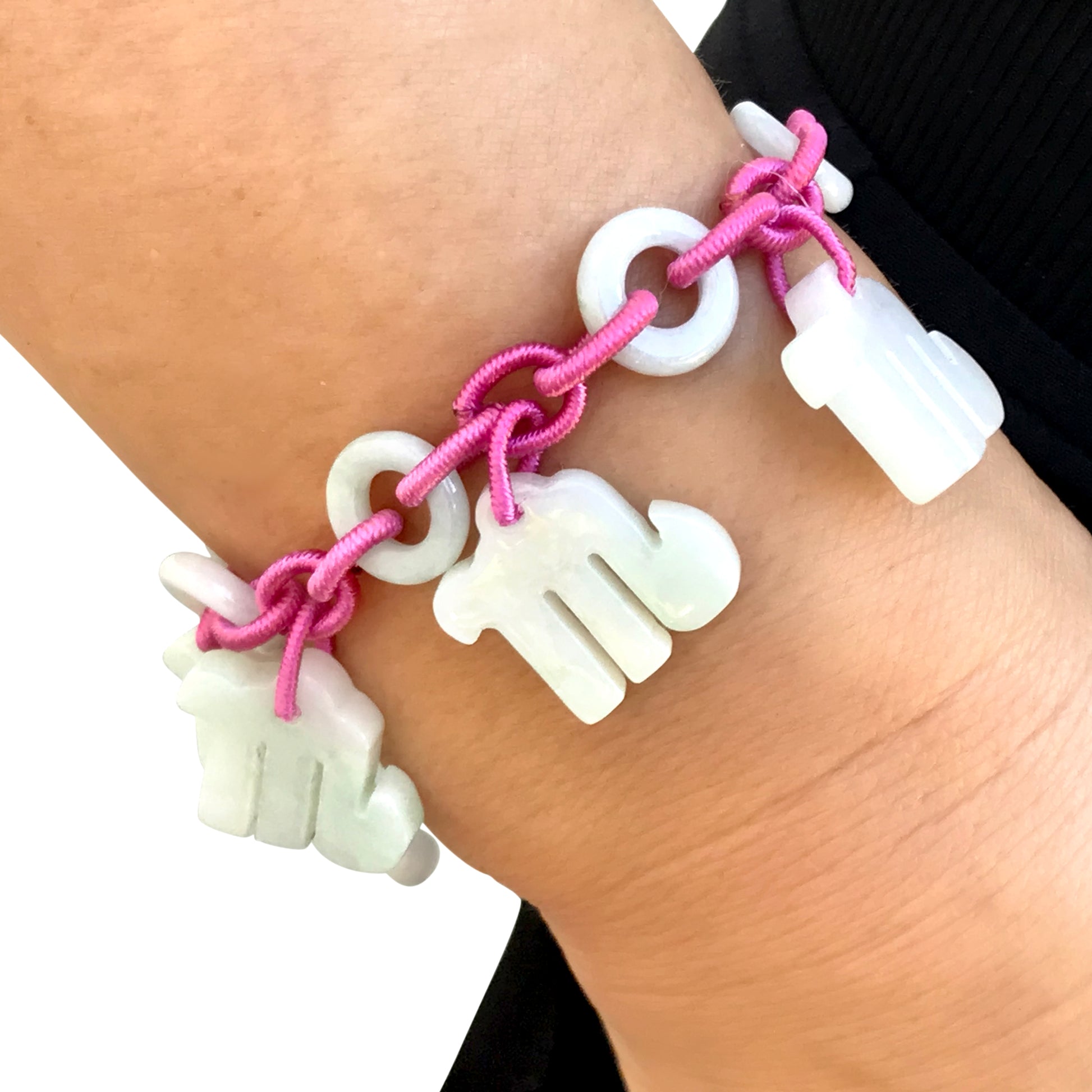 Celebrate Your Scorpio Personality with a Jade Bracelet made with Purple Cord