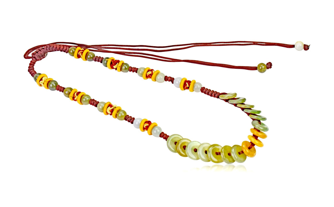 Infinity Circle Necklace in Jade Meaningful Jewelry Gift for Women on Birthday or Mother’s Day