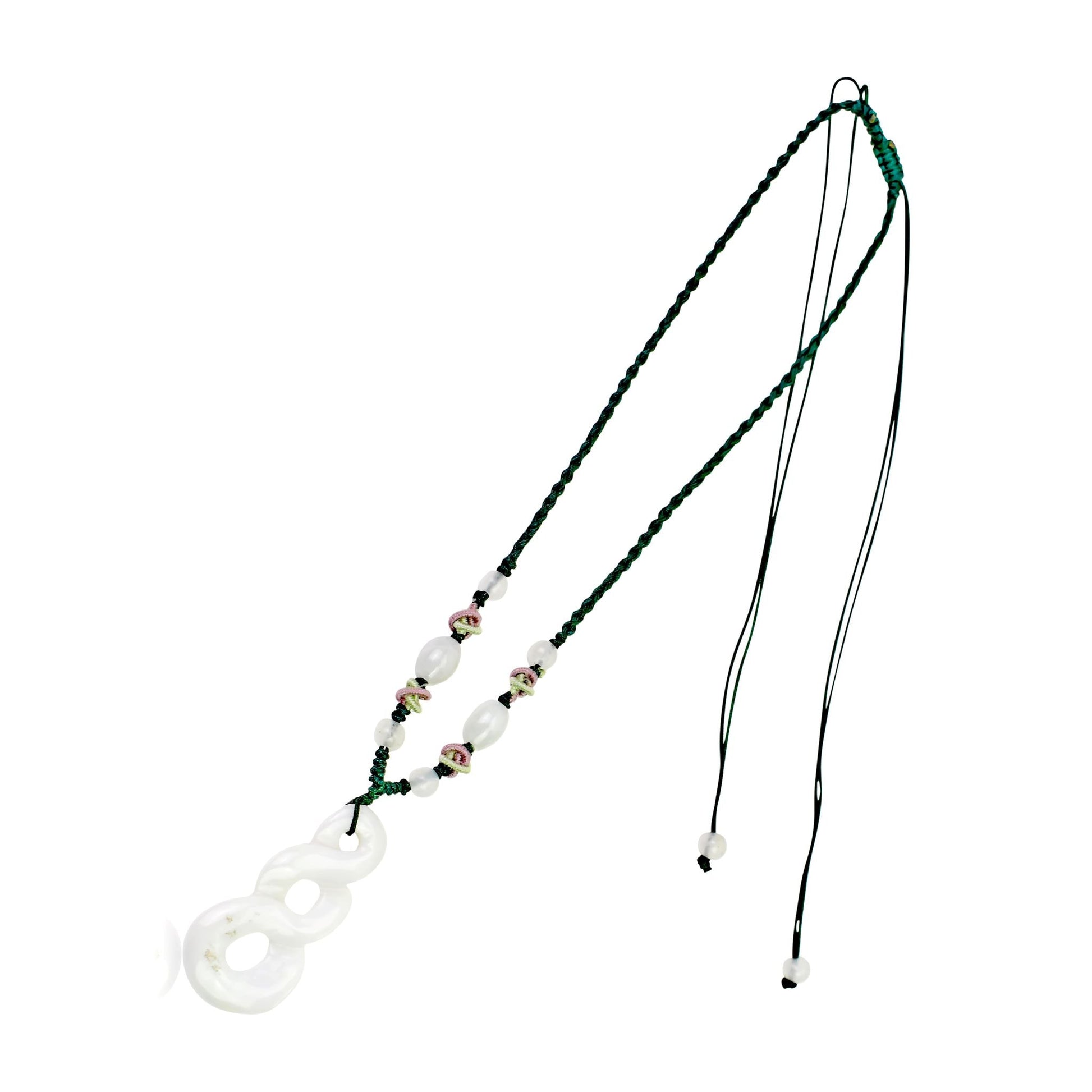 Infinity Link Jade Necklace for Women Soulful Valentine’s Day Gift for Friends or Loved Ones