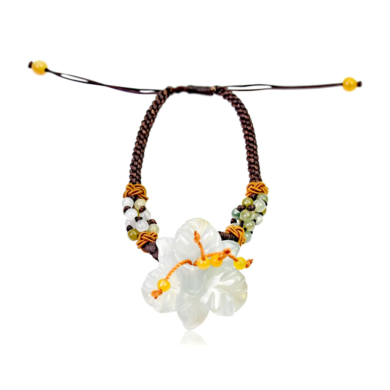 Iris Bracelet Jade Pendant Jewelry for Her