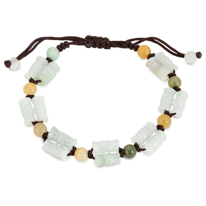 Jade Bamboo Chinese featuring Bamboo Bracelet Spiritual Chain Bracelet for Men or Women