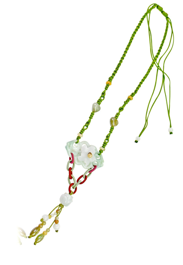 Jade Infinity Pendant Necklace Spiritual Jewelry for Women on Birthdays, Anniversaries, or Valentine’s Day