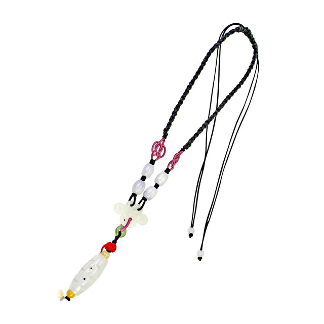 Jade Infinity Sign Necklace Delicate Handmade Jewelry for Her on Anniversaries or Holidays