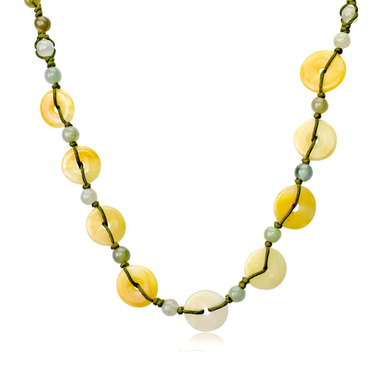 Jade Necklace Circle Meaningful Jewelry for Mother’s Day, Father’s Day, or Valentine’s Day