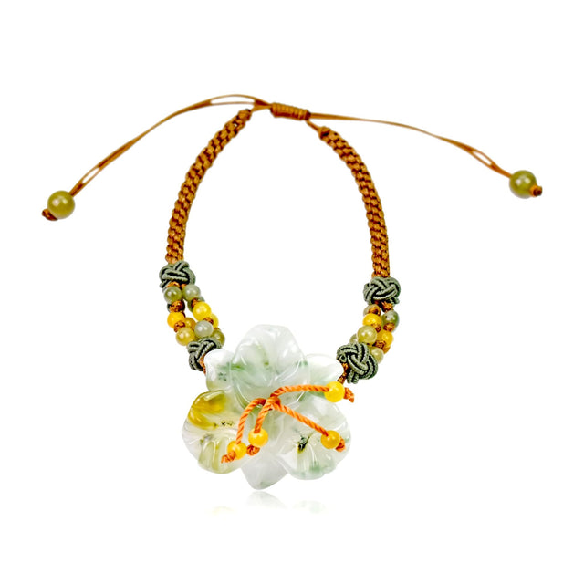 Jade Pendant Jewelry for Her Iris Bracelet 