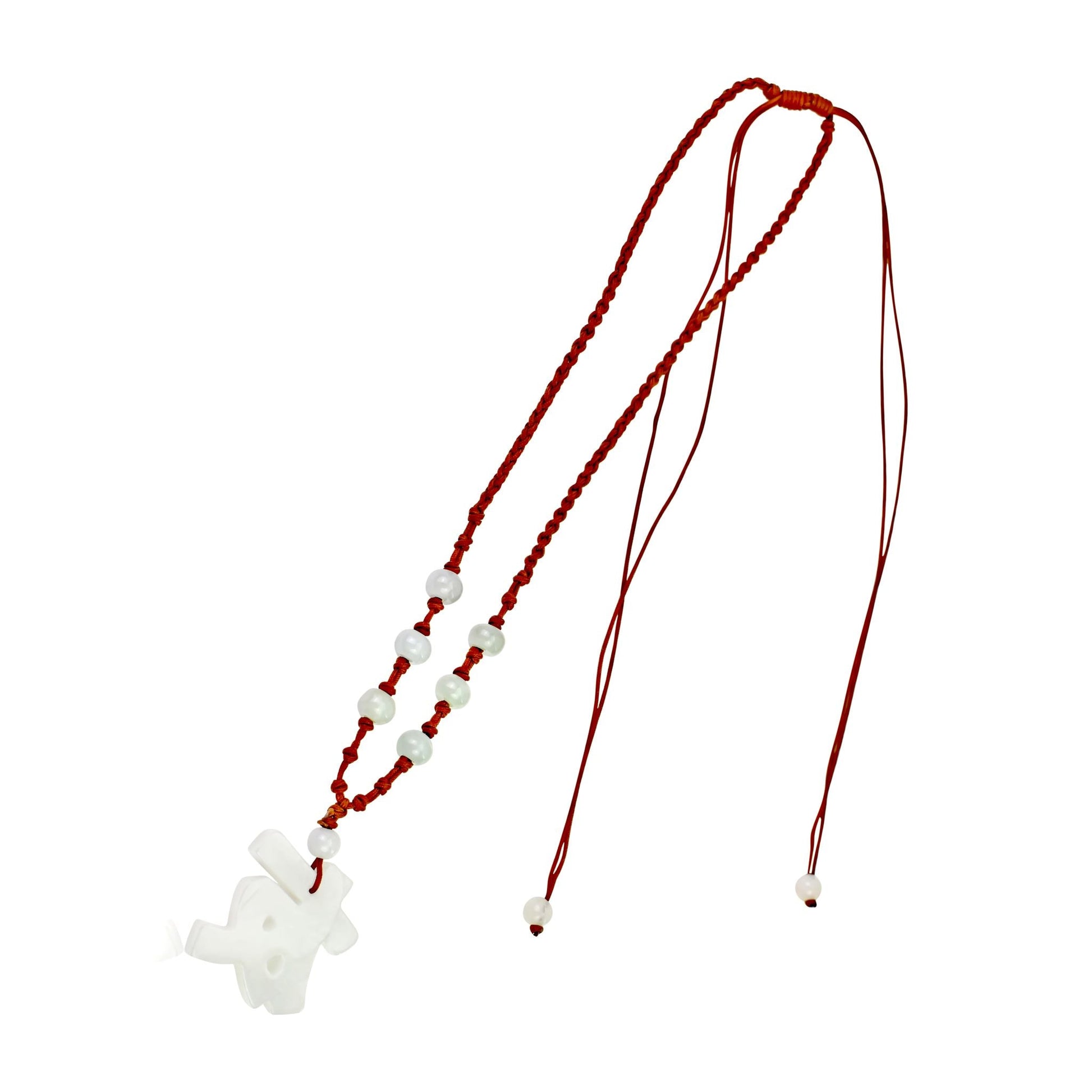 Jade Pendant with Chinese Character for Friendship Good Luck Jade Pendant for Birthday Pendant Jade Necklaces for Friend 