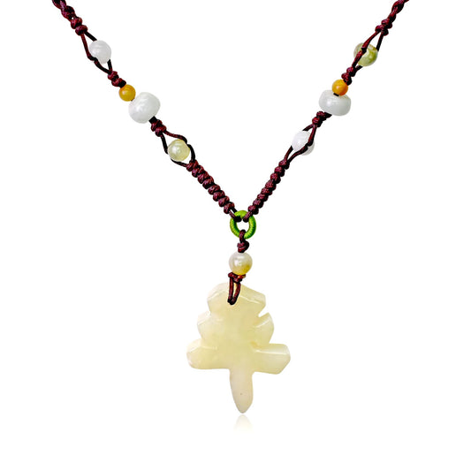 Jade Pendant with Chinese Character for Peace Good Luck Jade Pendant for Birthday Surprise