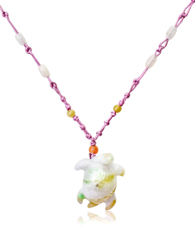 Jade Turtle Necklace Meaningful Gift for Women on Mother’s Day