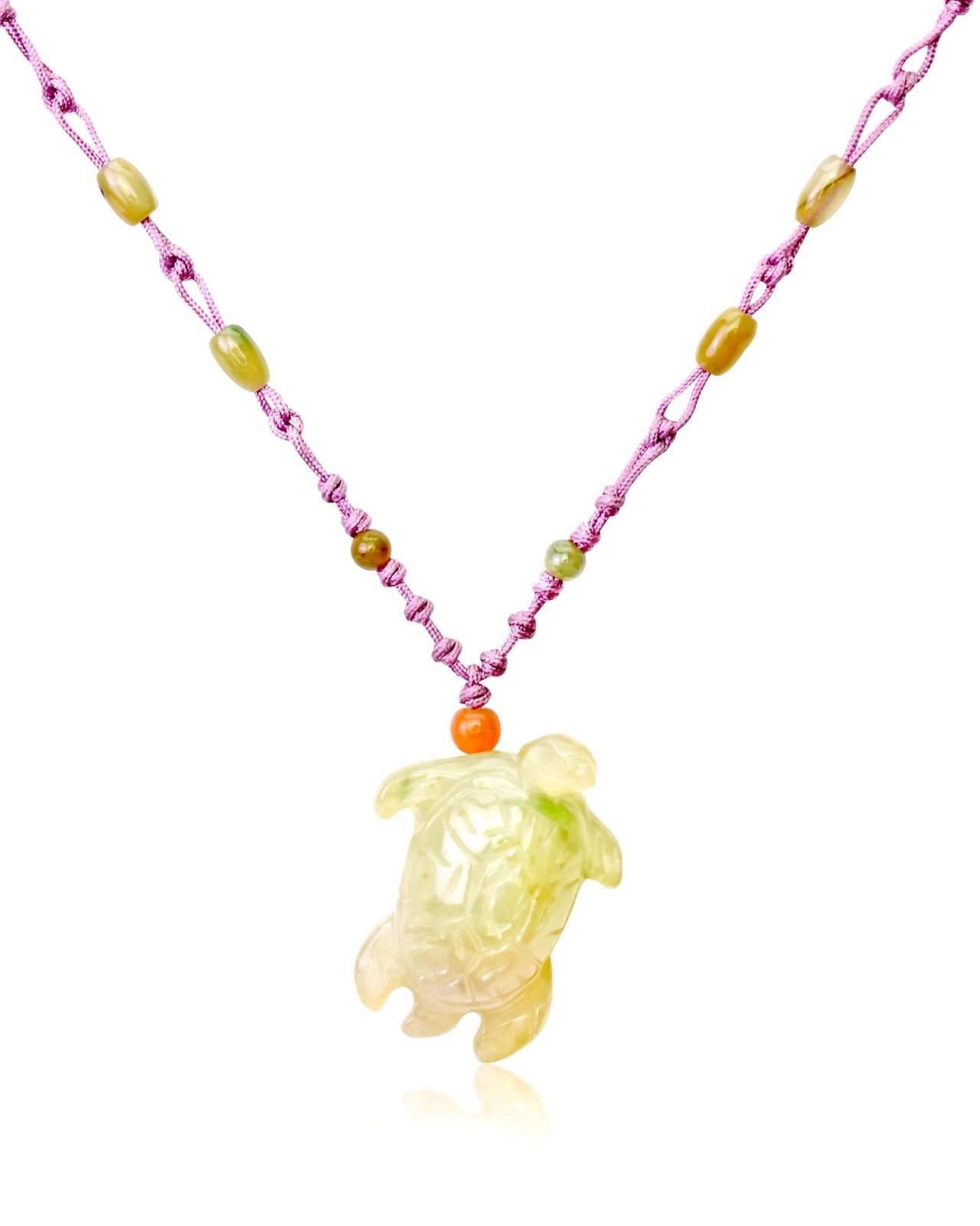 Jade Turtle Necklace Thoughtful Handmade Jewelry for Women Anniversary