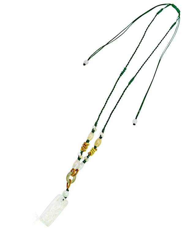 Jade necklace women a sakura flower necklace meaningful gift that radiates love and balance

