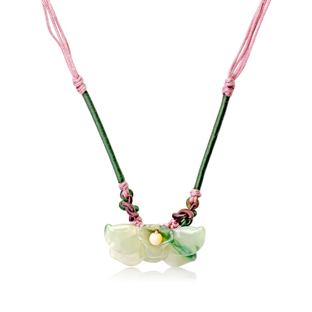 Lasting Beauty Pendant Necklace Flower for Women Blue Wild Indigo