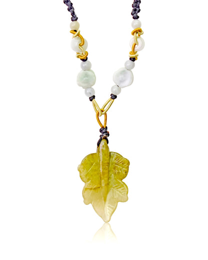 Leaf Pendant Necklace for Women Autumn Leaf Necklace for Friends, Great for Anniversaries, Christmas, or Holidays Gift 
