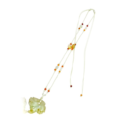 Lion necklace for women handcrafted necklace for protection and grounding energy birthday gift