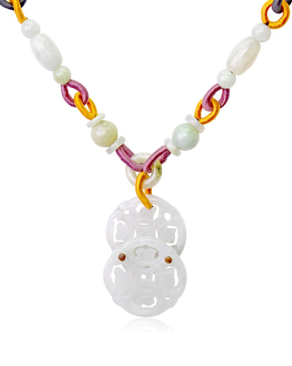Lucky Pendant for Money a Coin Pendant Necklace Gift for Women and Friends for Birthdays