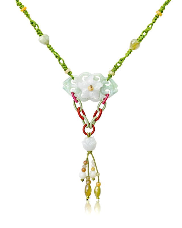 Meaningful Infinity Pendant Necklace in Jade Uplifting Gift for Mother, Sister, or Best Friend