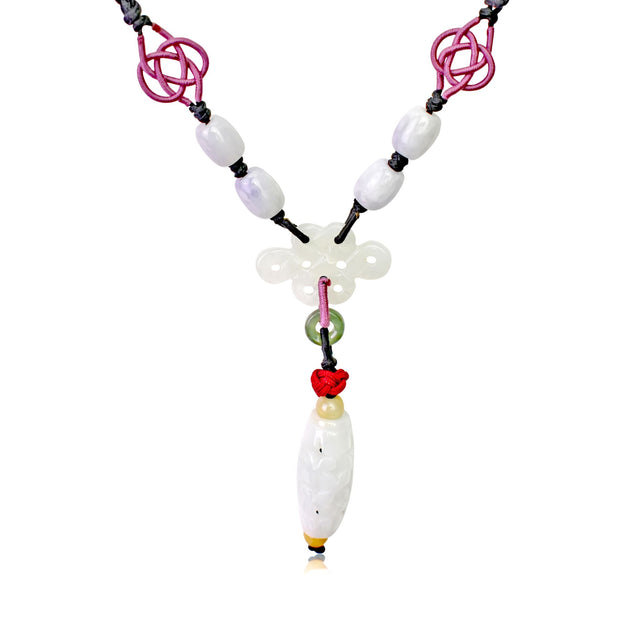 Meaningful Infinity Sign Necklace in Jade Infinity Sign Jewelry Uplifting Gift for Mother 