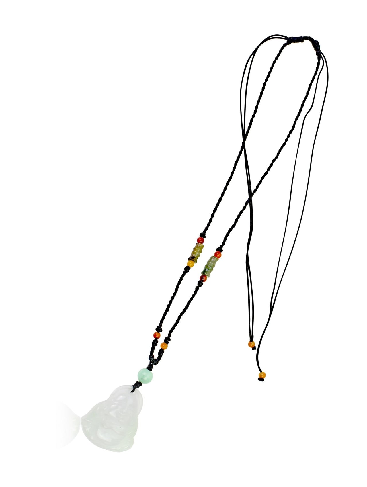 Men White Jade Buddha Pendant for Father Jade Buddha Necklace Gift for Father’s Day or Anniversary 