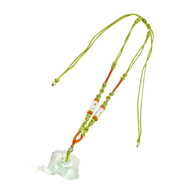 Mens Lion Pendant necklace with jade pendant for men or women a grounding and stylish gift for Father's Day or Anniversary gift