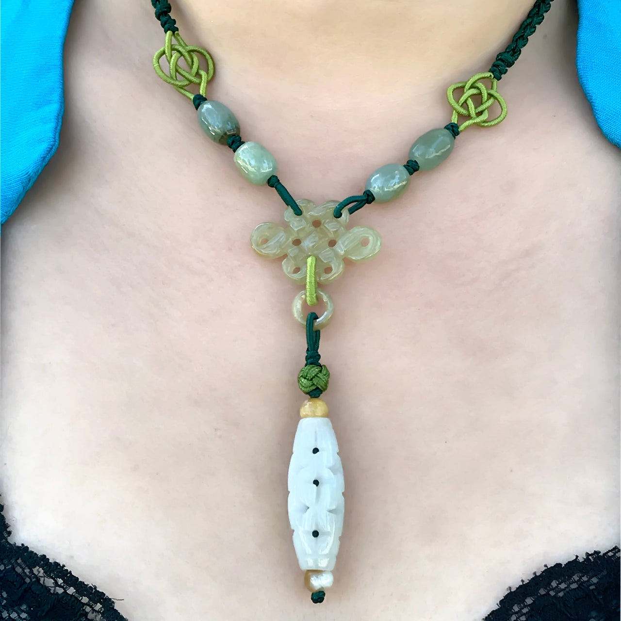 Mother Chain Infinity Jade Supports Wellbeing the Infinity Shape Reinforces Lasting Connection
