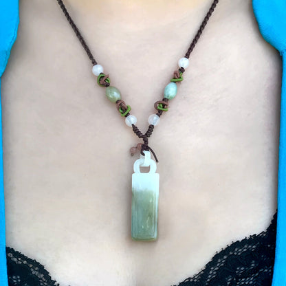 Necklace Natural Stones for Men Bar Necklace for Friends, Holidays, or Anniversary Gift for men