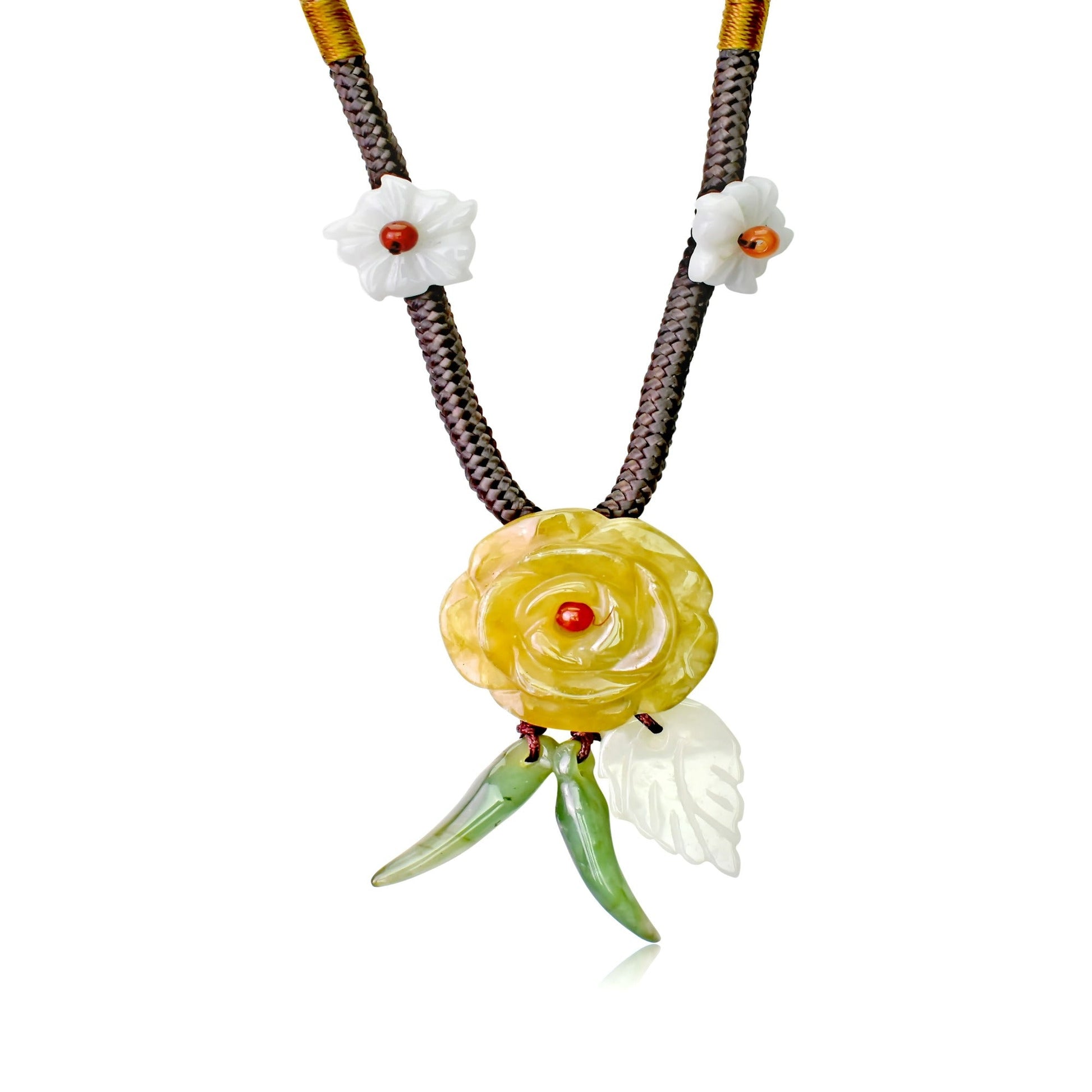 Necklace of Rose for A Romantic Birthday Gift Handcrafted 