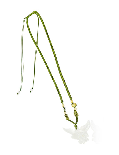 Necklace with Eagle Jade Pendant Jewelry for Men, Ideal for Valentine’s Day or Anniversary Gift