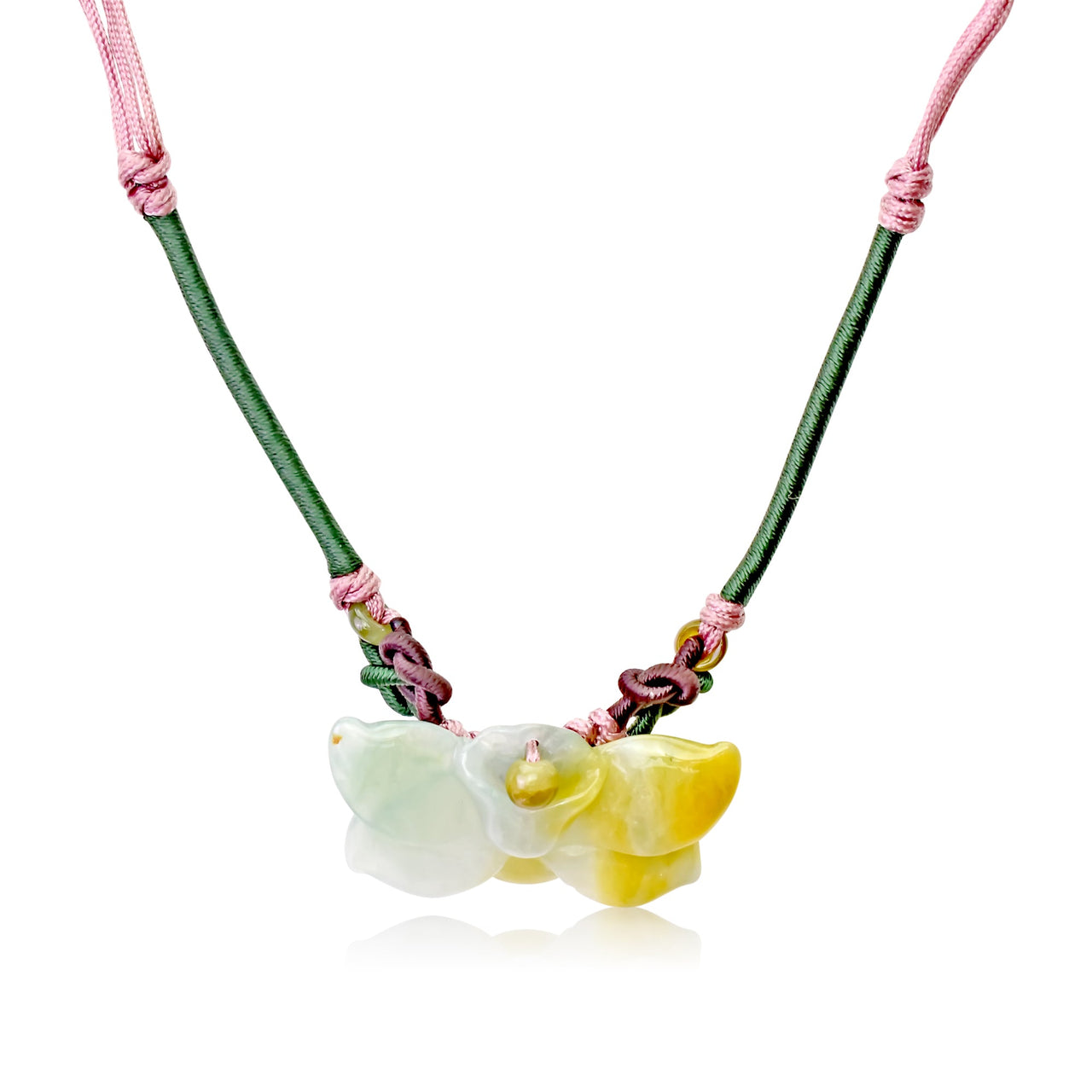 Necklace with Jade Pendant Inspired by Blue Flower Necklace Blooms for Lasting Beauty with Blue Wild Indigo