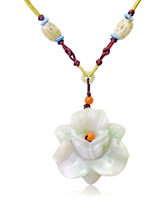 Orchid Flower Handmade Jewelry Stunning Orchid Pendant