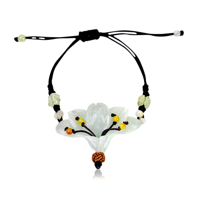 Peacock Lilies Personalized Valentine’s Day Gift for Women Who Love Unique Jewelry