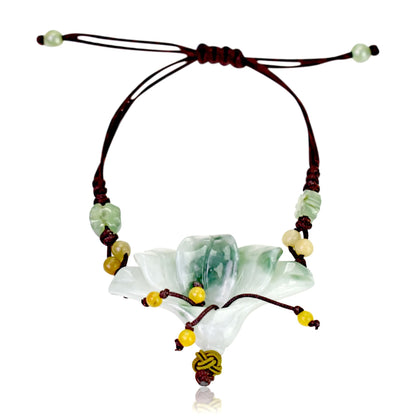 Peacock Lilies Valentine’s Day Gift for Women a Romantic handcrafted jewelry for the one you love