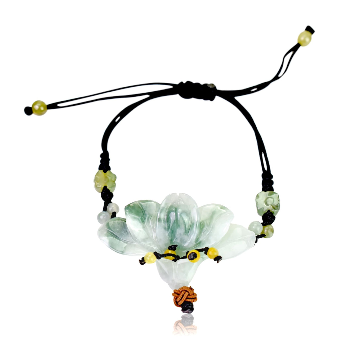 Peacock Lilies for Mother’s Day Bracelet Jade Nephrite Personalized Bracelets for Women a Calming, Heart-Centered Gift That Radiates Love and Appreciation for Moms