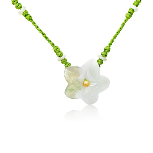 Pendant Handmade Aster Flower Pendant for Women September Birthday Gift 