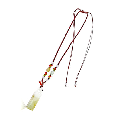 Pendants for Men  Handmade Jade Necklace Natural Stones for Father’s Day or Holidays