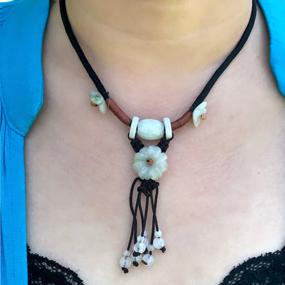 Women White Mums Flowers a Small Mums for Her Birth Month Necklace Joy and Devotion Birthday Gift