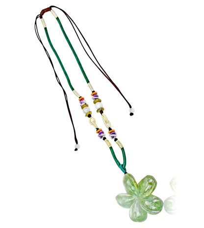 Plumeria flower necklace a romantic gift with spiritual protection for Valentine’s Day