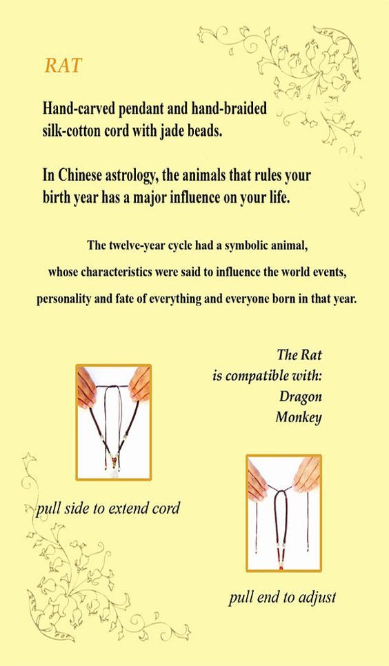 A Unique Gift: Rat Chinese Zodiac Handmade Jade Bracelet